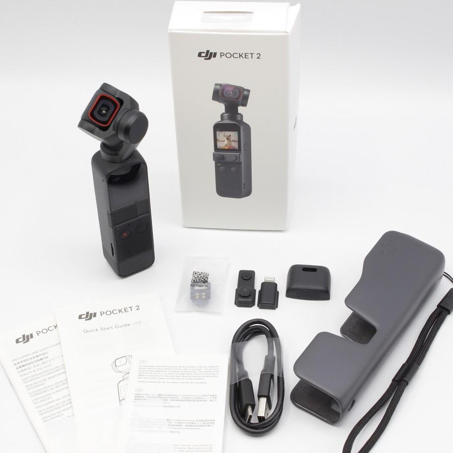 DJI 【美品】DJI Pocket 2 OP2CP1 ハンドヘルド アクションカメラ 4K 3 