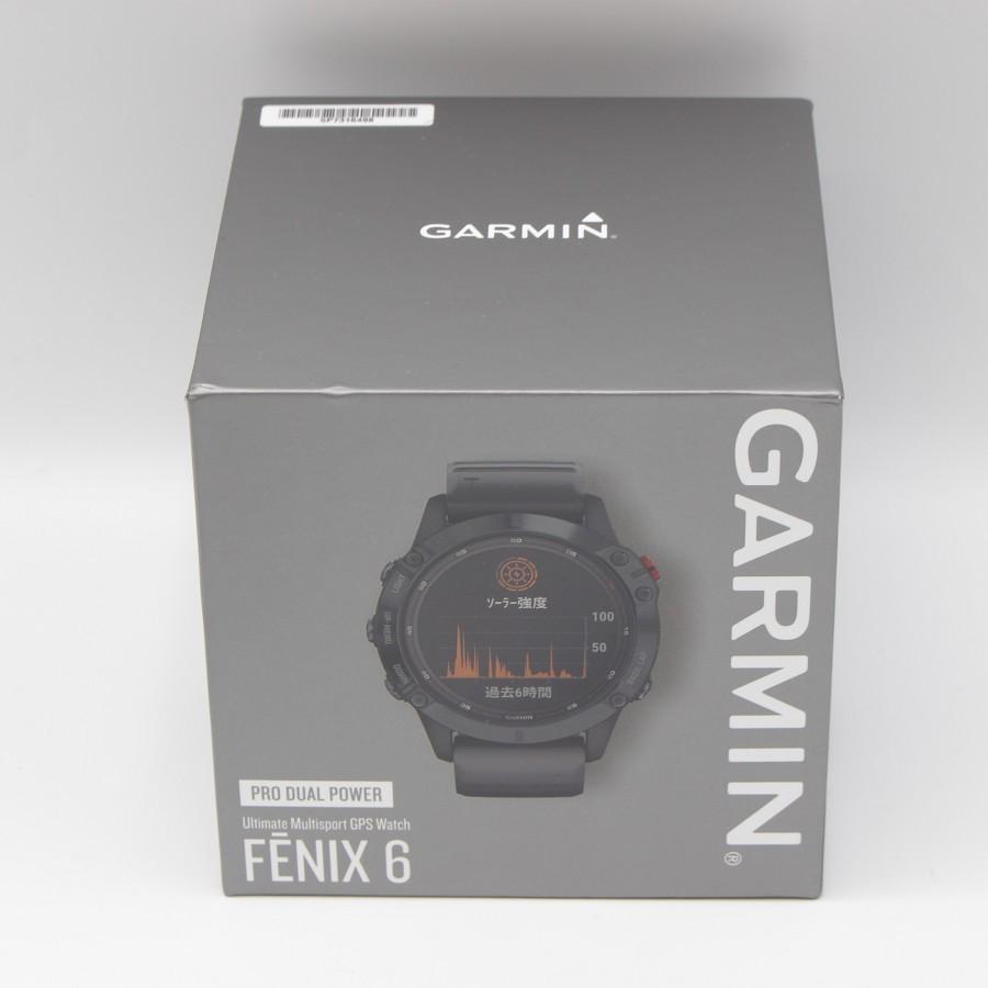 fenix 6 【美品】Garmin Pro Dual Power Slate Gray DLC/Black 010  