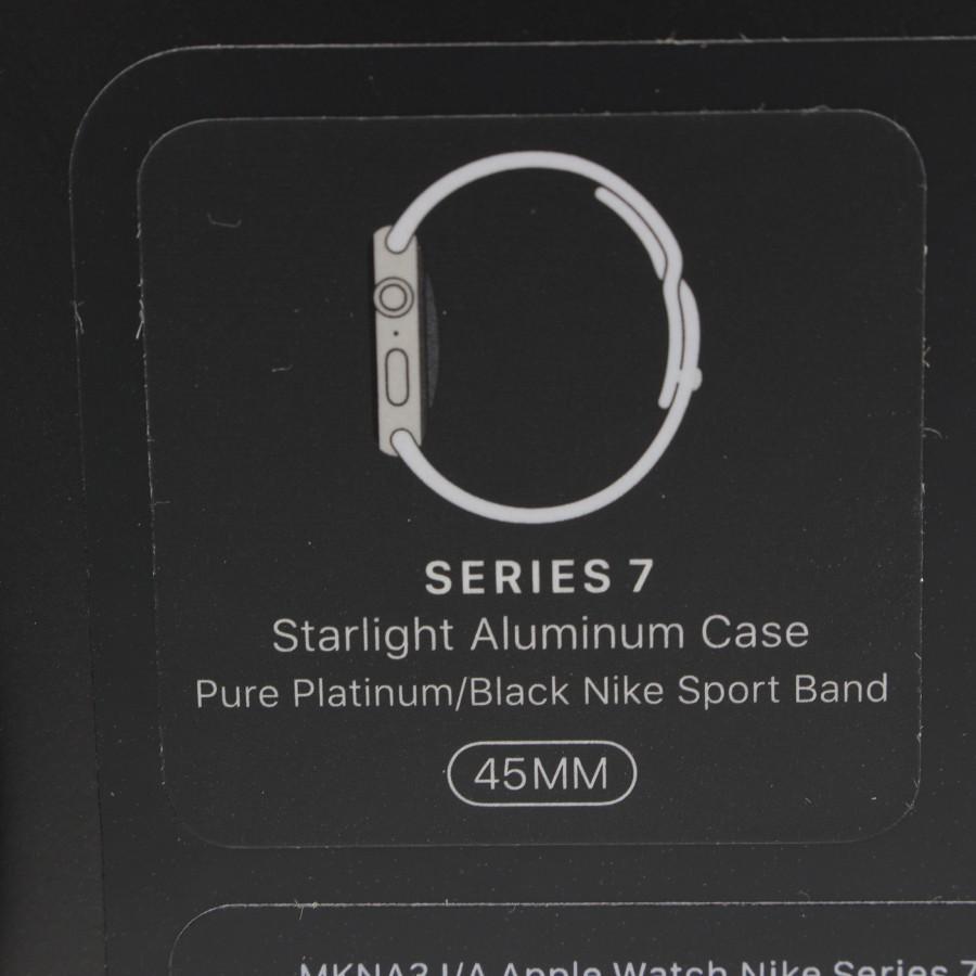 【新品】Apple Watch Nike Series7 45mm GPS MKNA3J/A スターライトアルミニウムケース/ピュアプラチナム アップルウォッチ 本体 | Apple Watch | 05