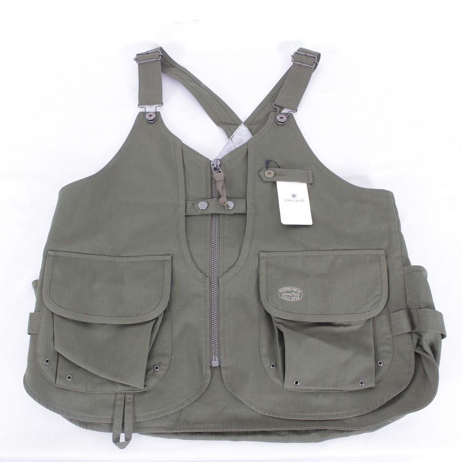 新品】snow peak TAKIBI スノーピークオリーブ ベスト Mサイズ