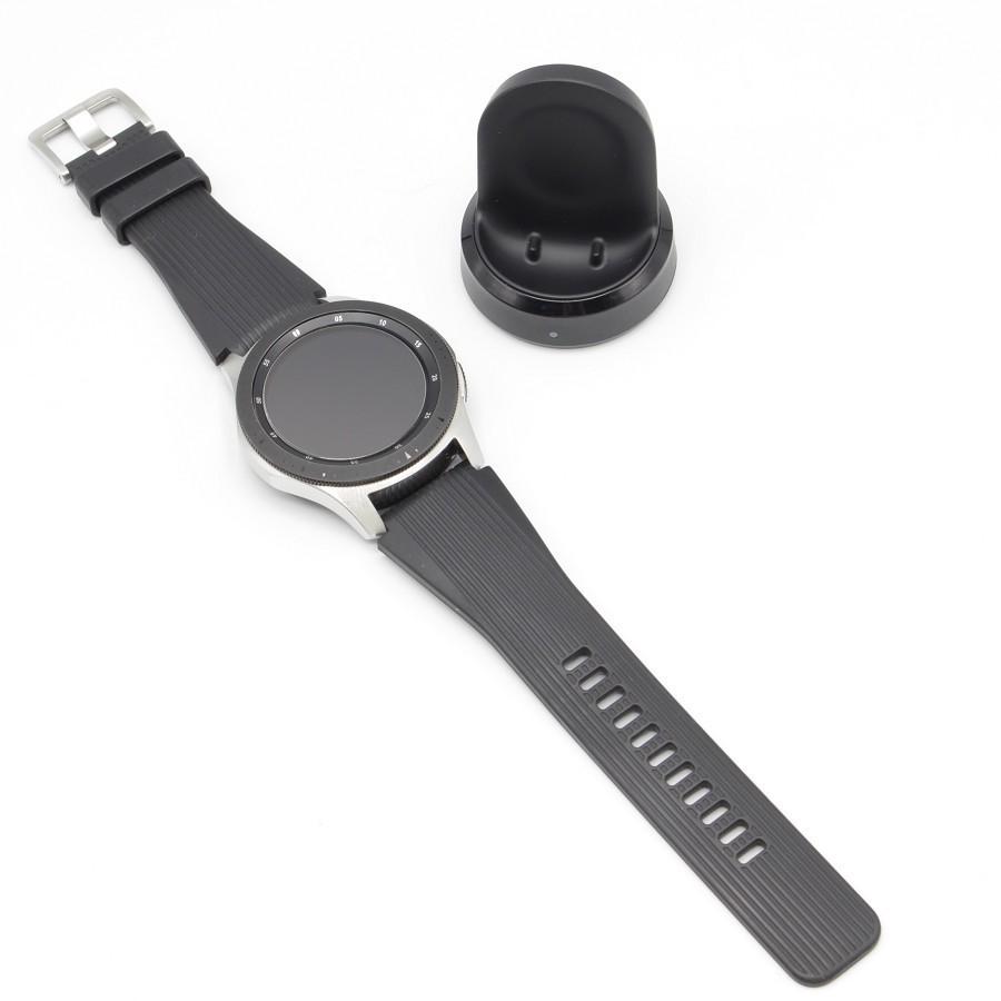 Galaxy SAMSUNG Watch 46mm シルバー SM-R80010118JP スマートウォッチ 