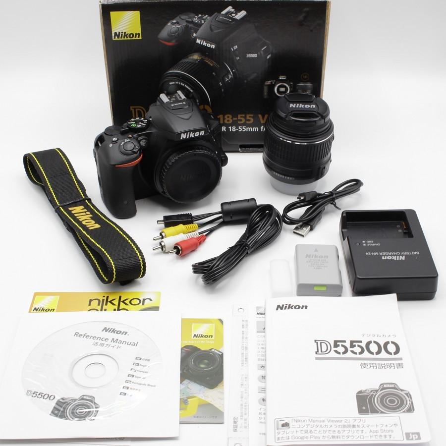 Nikon カメラ D5500 18-55 VR II 本体 レンズ 