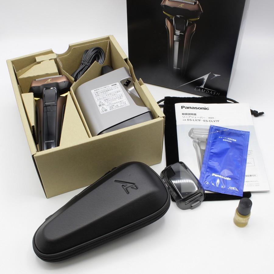 【美品】パナソニック ラムダッシュ ES-LV7F-T セミハードケース付き リニア メンズシェーバー 5枚刃 ブラウン 茶 電気シェーバー 本体 | ラムダッシュ