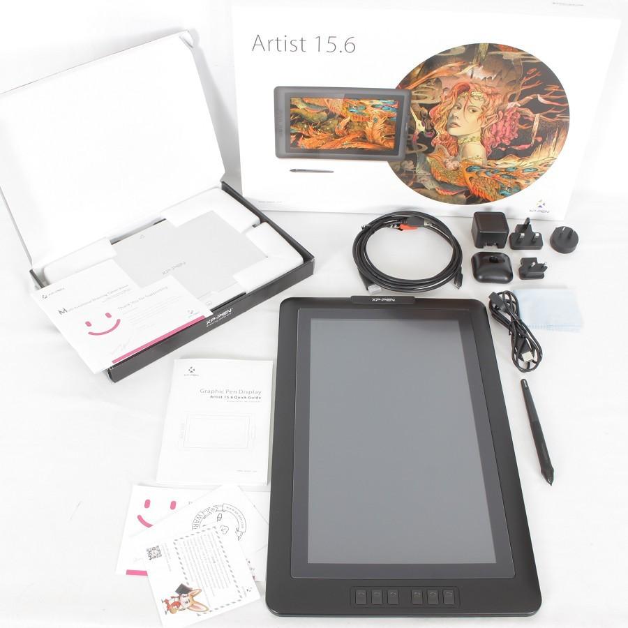 【美品】XPPen Artist 15.6 液タブ スタンド付き IPSディスプレイ 液晶ペンタブレット アーティスト 本体 19721