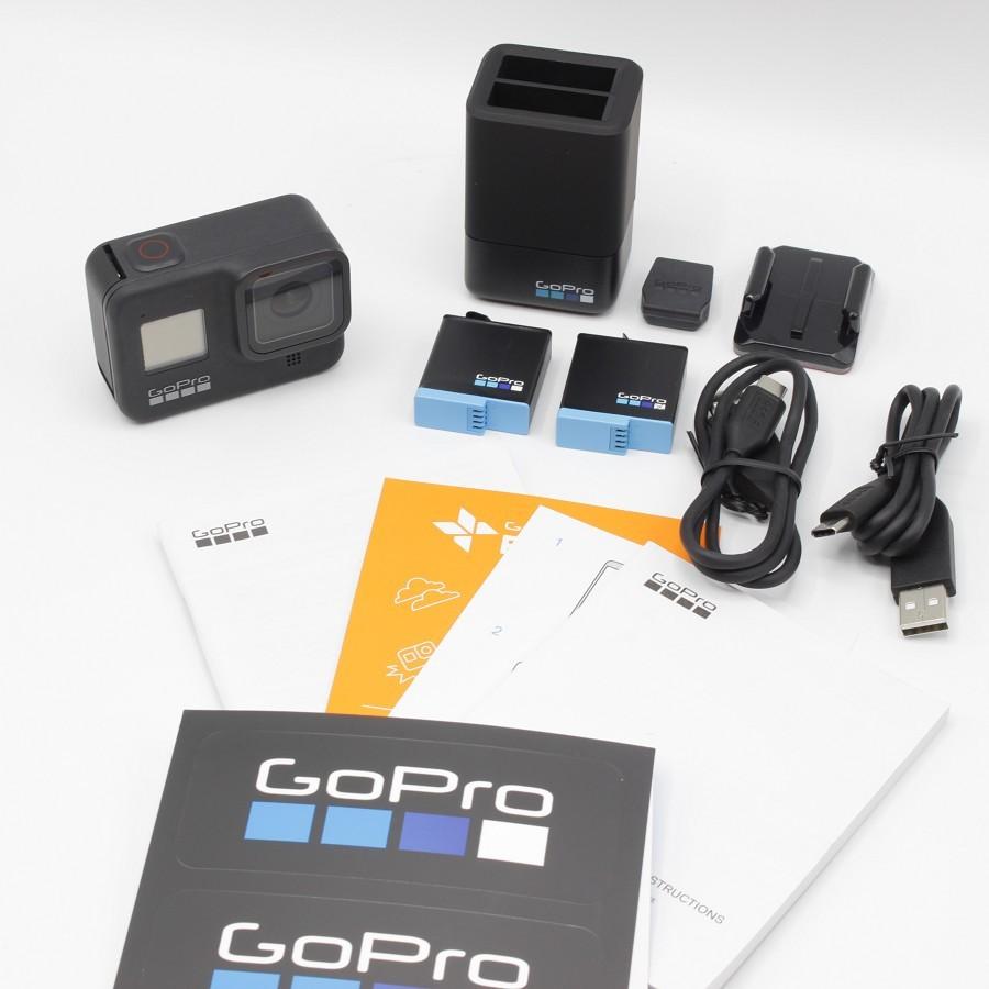 GoPro HERO8 BLACK CHDHX-801-FW バッテリーチャージャー+予備バッテリー付き ウェアラブル アクションカメラ ゴー