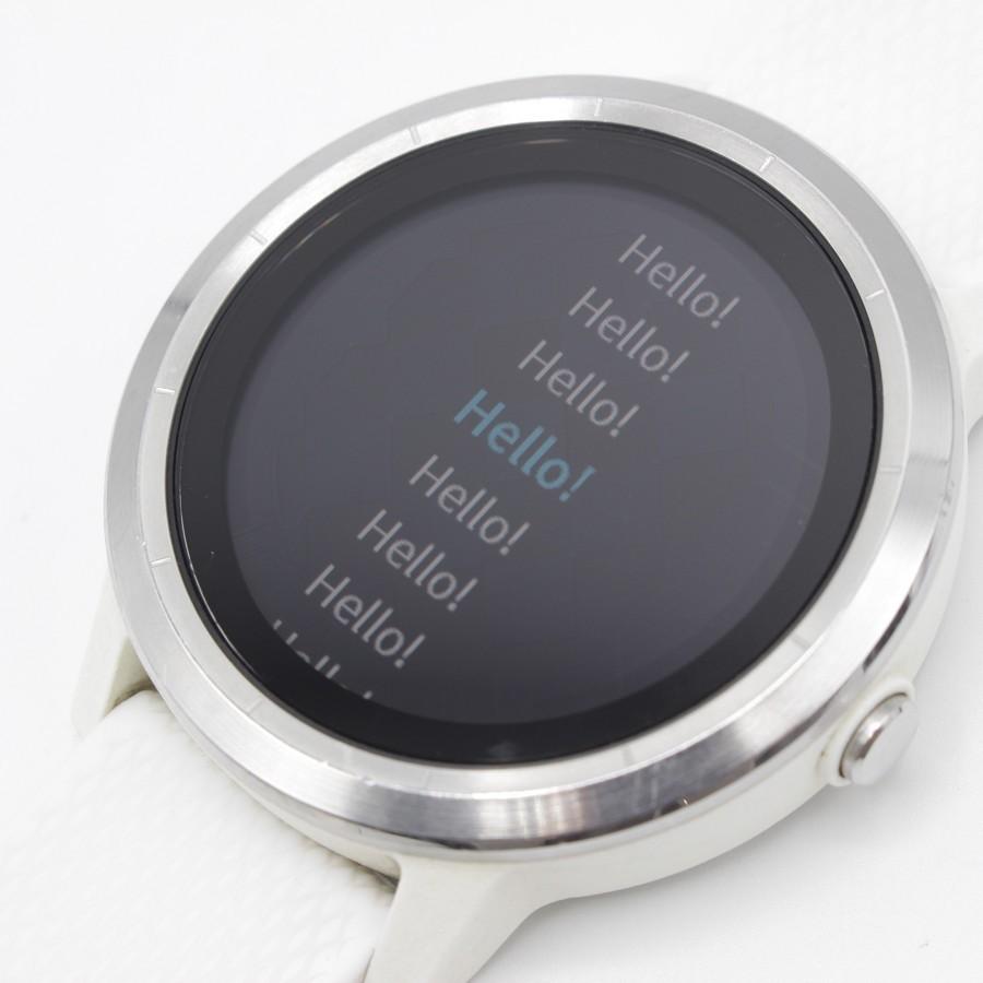 Garmin vivoactive 3 White Stainless 010-01769-72 スマートウォッチ ガーミン 腕時計 本体 | vivoactive | 01
