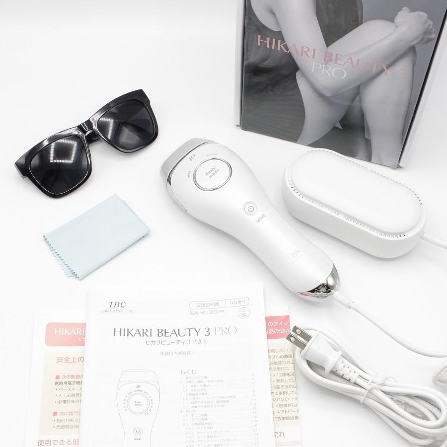 【美品】TBC ヒカリビューティ3 PRO HA-LB03-PR 脱毛器 家庭用光美容器 本体