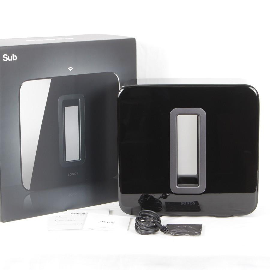 【美品】Sonos SUB ワイヤレスサブウーファー Gen3 SUBG3JP1BLK ブラック AirPlay2対応 ブラック ホームシアター ソノス 本体 | Sonos