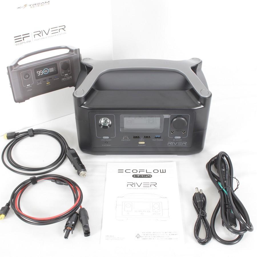美品】EcoFlow RIVER 600 288Wh ポータブル電源 エコフロー リバー 