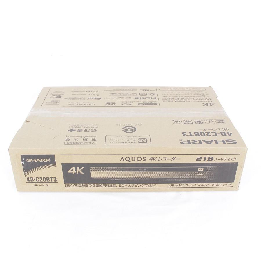 AQUOS 【新品/未開封】シャープ 4Kレコーダー 4B-C20BT3 2TB 3 