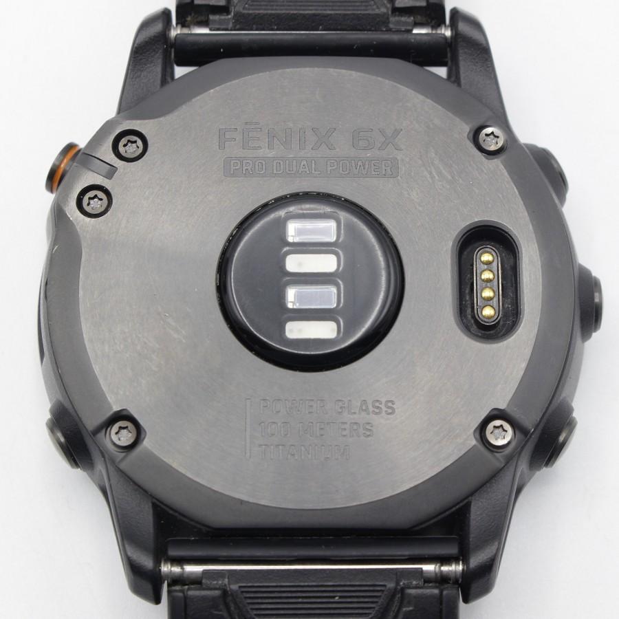 美品】Garmin fenix 6X Pro Dual Power Ti Black DLC 010-02157-53  