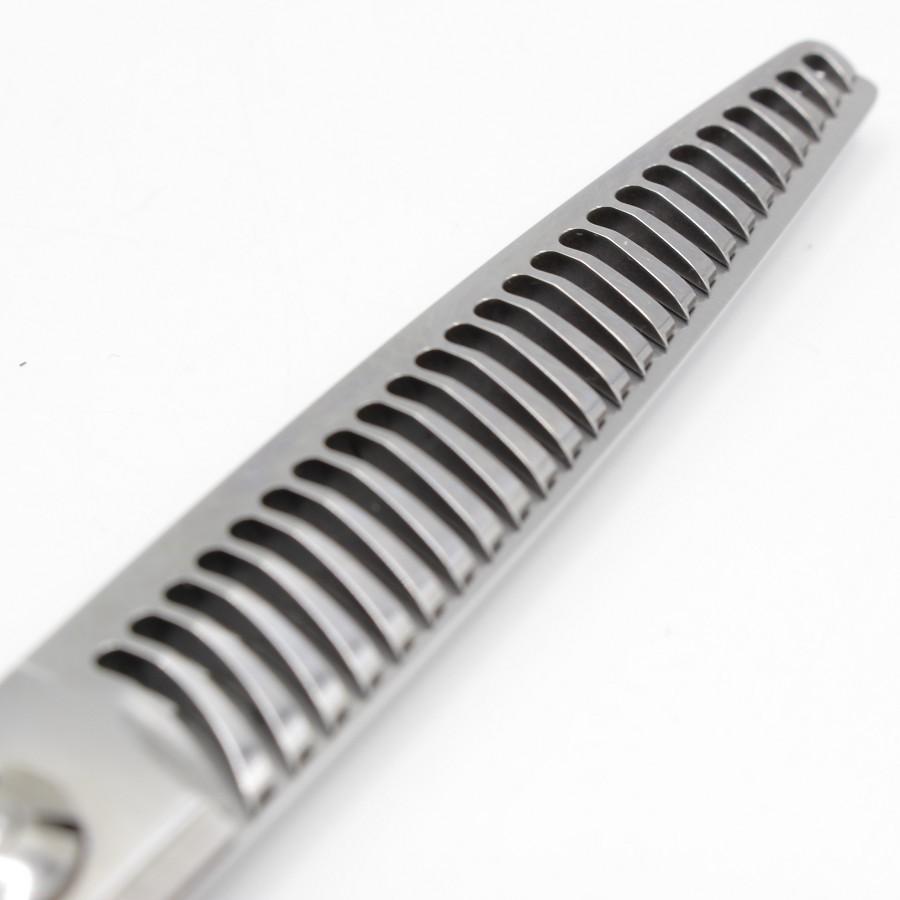 【美品】武芸社 SZM25 セニング 5.8インチ メガネハンドル 25目L 約 20%〜25% 武芸 シザー |  | 06