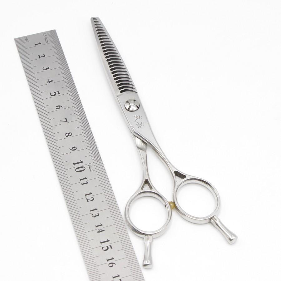 【美品】武芸社 SZM25 セニング 5.8インチ メガネハンドル 25目L 約 20%〜25% 武芸 シザー |  | 09