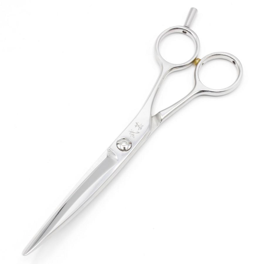 【美品】武芸社 RBV60 カーブシザー 6インチ プロペラアール刃 メガネハンドル カットシザー 武芸 | 