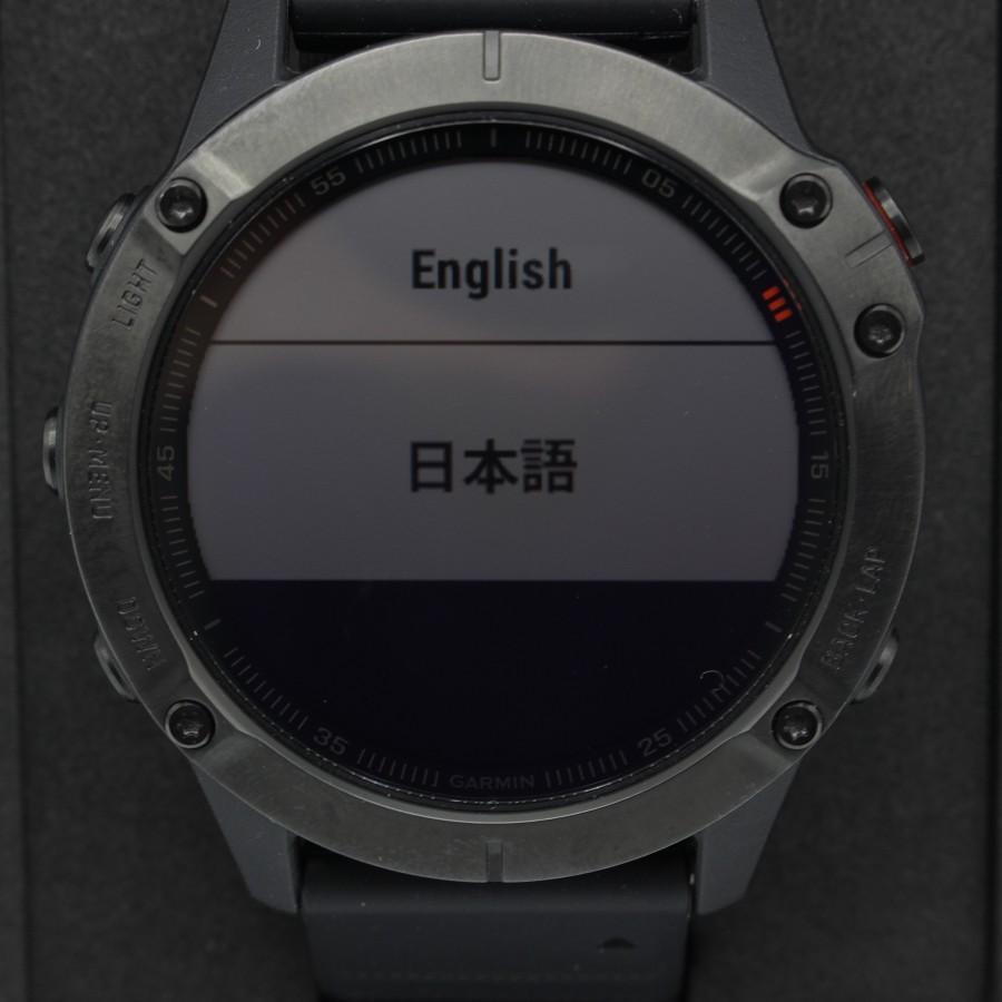 fenix 6 【美品】Garmin Sapphire Black DLC Nylon band 010-02158-63