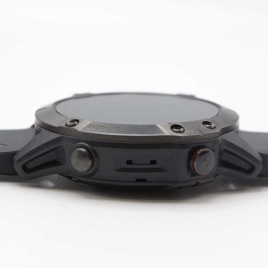 fenix 6 【美品】Garmin Sapphire Black DLC Nylon band 010-02158-63 