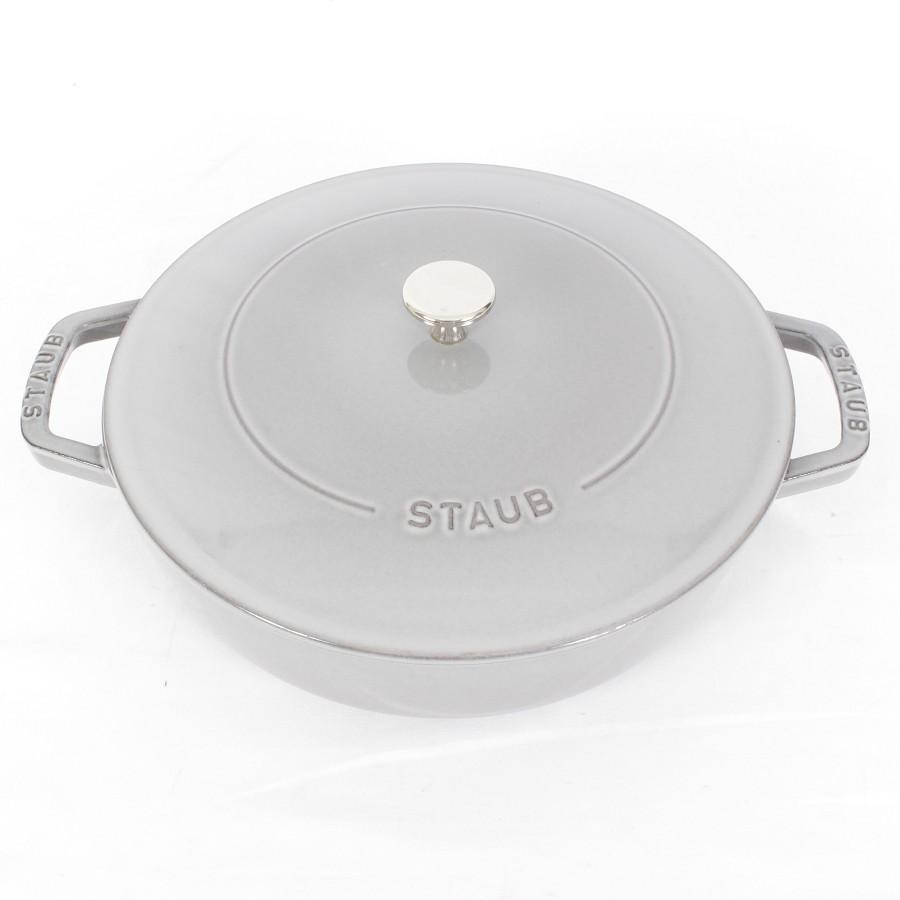ストウブ ブレイザー ソテーパン 28cm グラファイトグレー 40511-470 ホーロー鍋 本体 | Staub