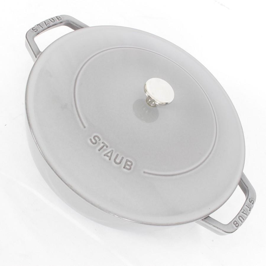 ストウブ ブレイザー ソテーパン 28cm グラファイトグレー 40511-470 ホーロー鍋 本体 | Staub | 01