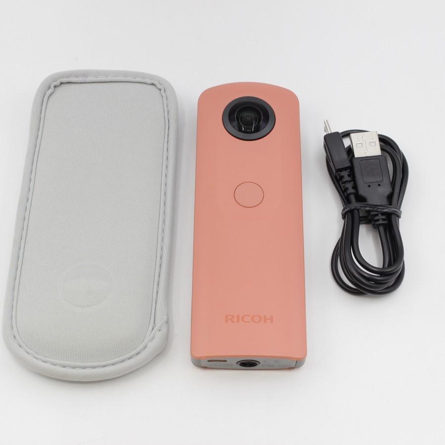 美品】リコー THETA SC 360度カメラ ピンク 全天球 シータ 910741 