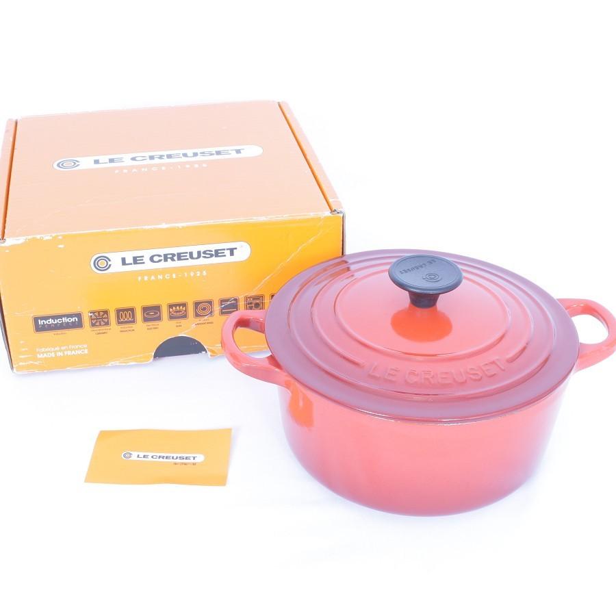 【美品】ル クルーゼ ココット·ロンド 18cm チェリーレッド 両手鍋 Amazon.co.jp: ル・クルーゼ(Le Creuset) 鋳物 ホーロー 鍋 ココット