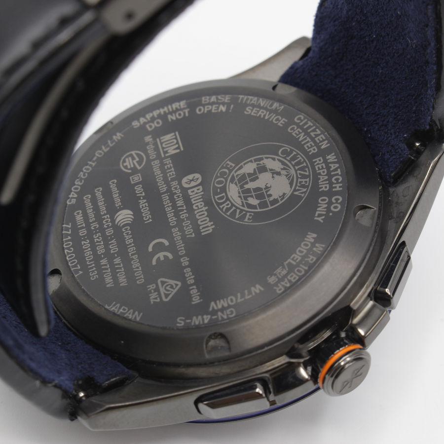 CITIZEN BZ1035-09E ブラック エコ・ドライブ Bluetooth レザーバンド