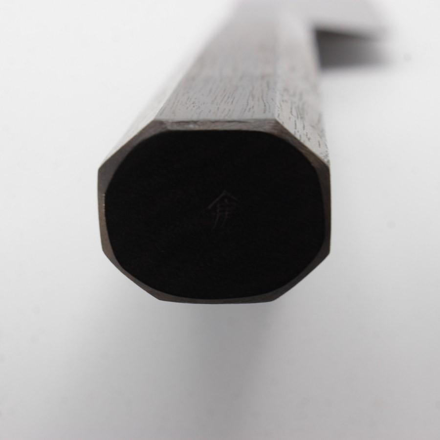 ボーナスストア+5％【未使用】源昭忠 賜台覧 柳刃 尺一 八角黒檀柄 鏡面 刃渡り約335mm 和包丁 柳包丁 |  | 08