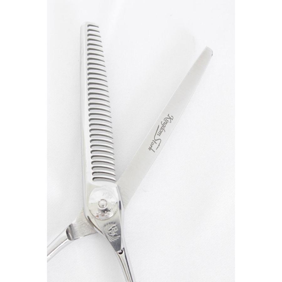 美品】ナルトシザー キングダムストーク 二梳きSTクォーターセニング  