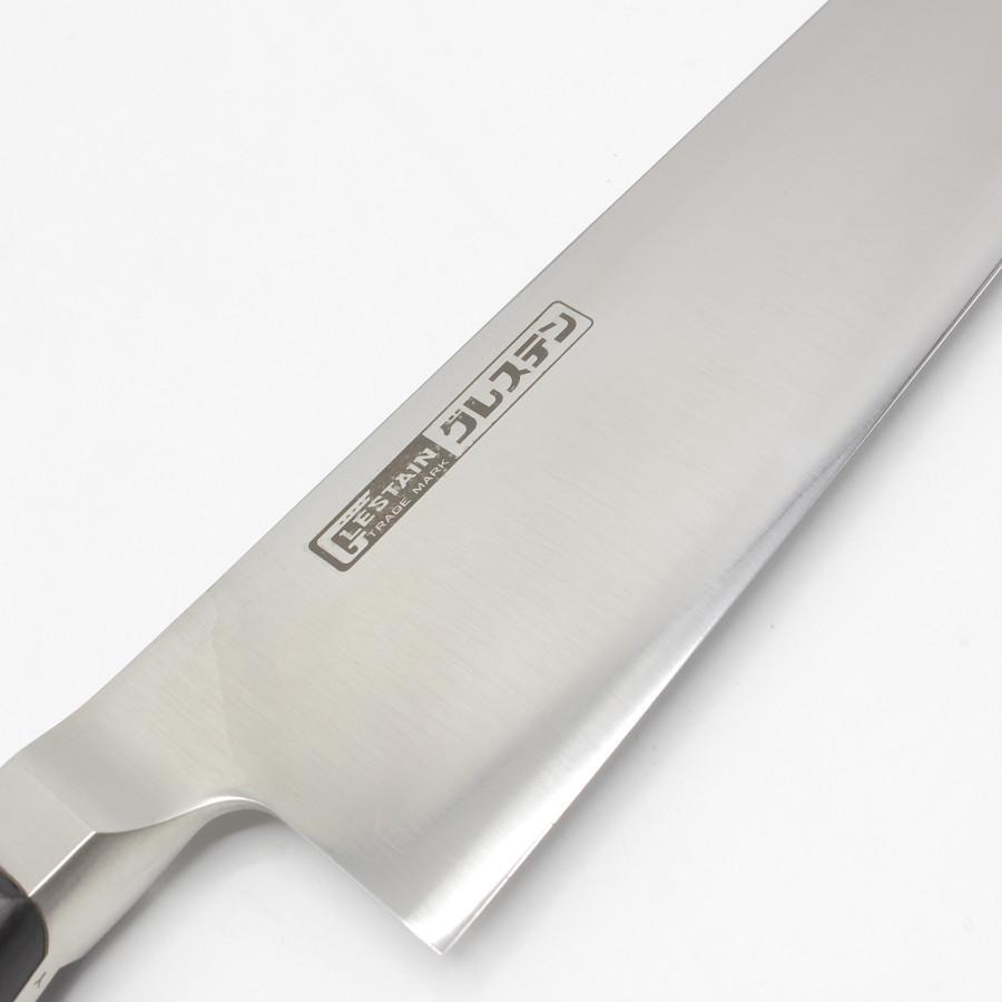 【新品】グレステン Wタイプ 牛刀 730WK 一尺 鍔付柄 刃渡り約300mm 洋包丁 |  | 03