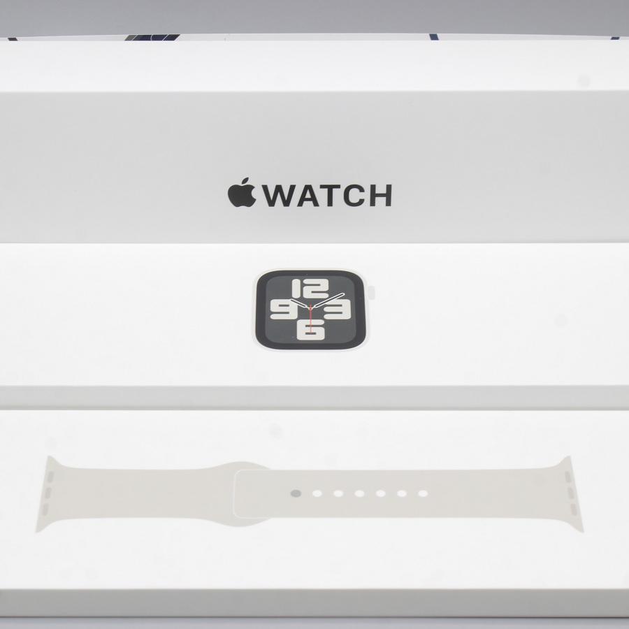 【新品】Apple Watch SE 第2世代 44mm GPS+Cellular MNPT3J/A スターライトアルミニウム/スターライト