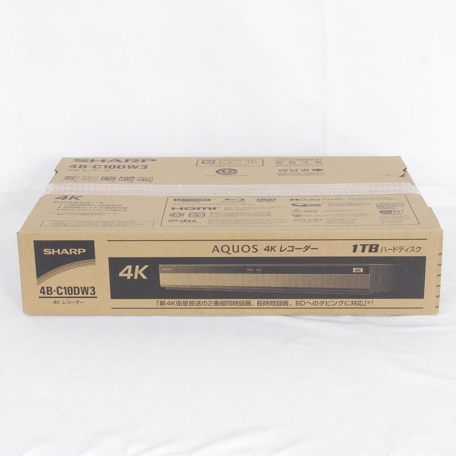 ボーナスストア+5％【新品未開封】シャープ AQUOS 4Kレコーダー 4B  