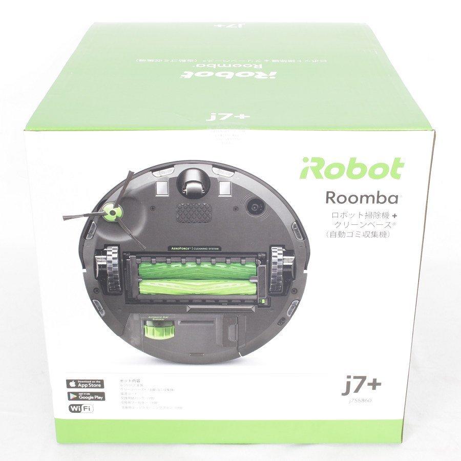 売れ筋介護用品も！ RoombaCombo掃除機＆床拭きロボット＋クリーンベース 【新品未使用】iRobot Roomba j7+ j7