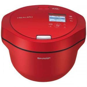 【新品未使用品】ヘルシオ ホットクック KN-HW24G-R ヘルシオ 【新品】シャープ ホットクック KN-HW24G-R レッド系 2.4L 水