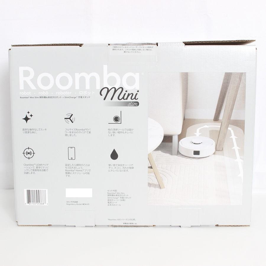 新品未開封iRobot Roomba Mini SlimF115260 ボーナスストアPlus【新品未開封】ルンバ Mini Slim +SlimCharge