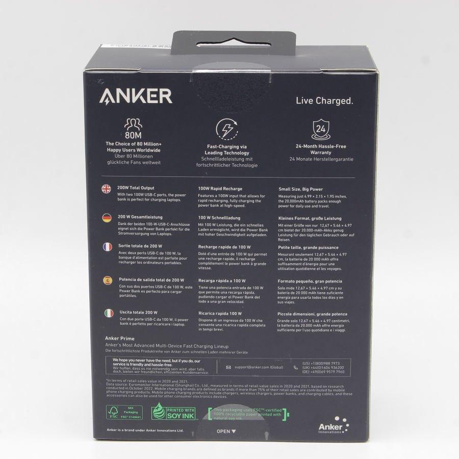 ボーナスストア+5%【新品未開封】Anker Prime Power Bank ボーナスストア+5%【新品未開封】Anker Prime Power Bank