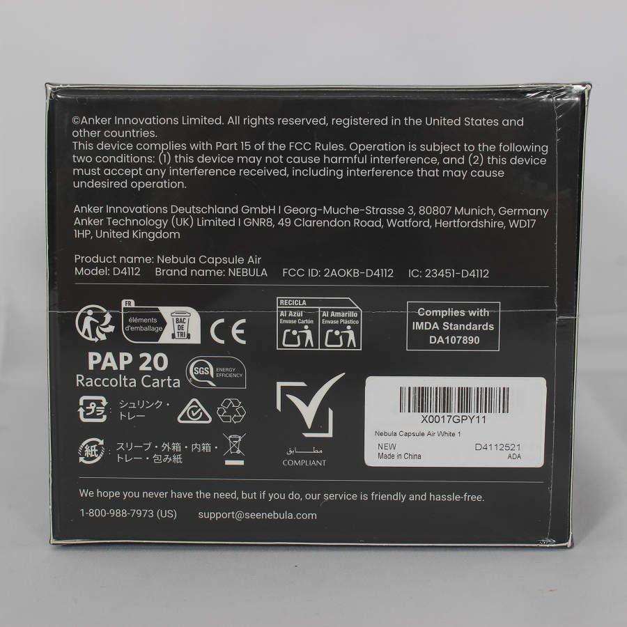 ボーナスストア+5％【新品未開封】Anker Nebula Capsule Air D4112521