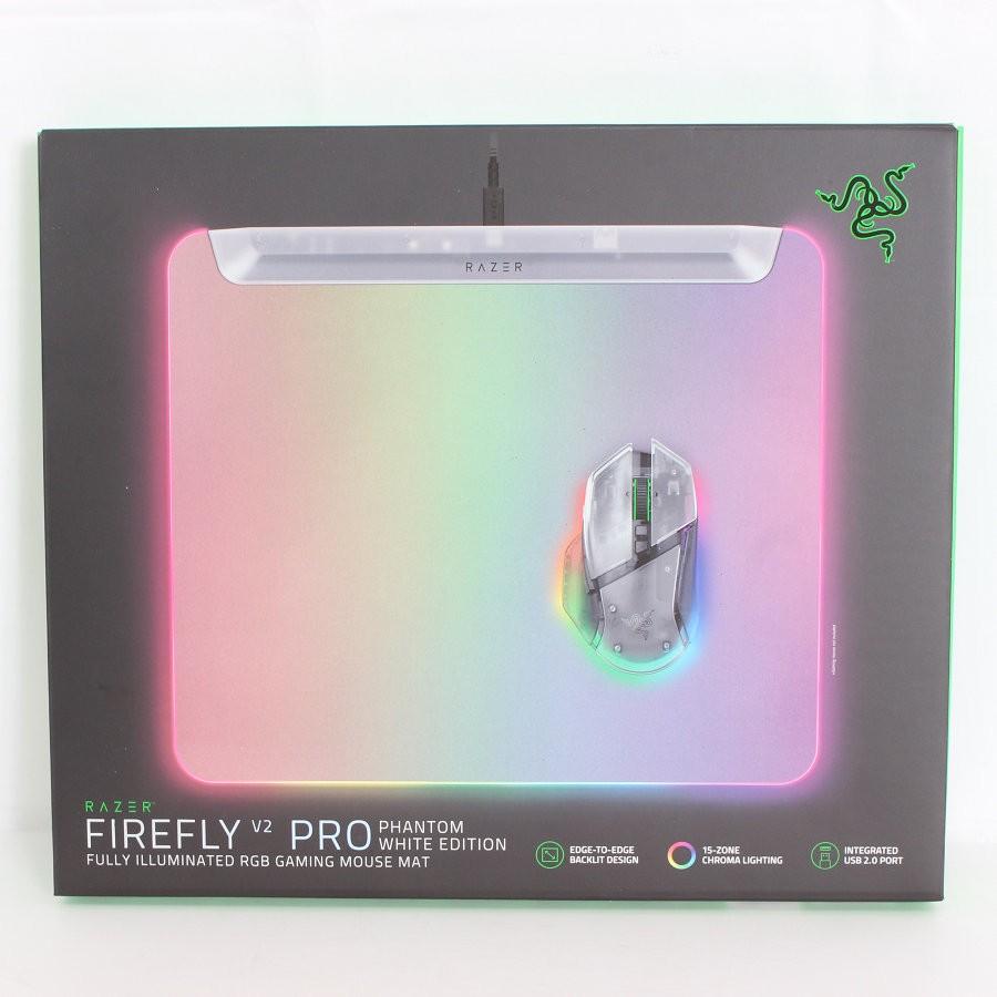 ボーナスストア+5％【新品未開封】Razer Firefly V2 Pro Phantom White