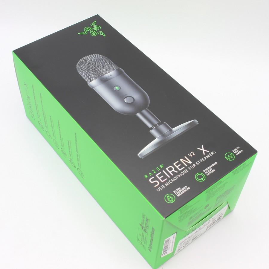 Razer Seiren V2 X USB25mm マイク Amazon.com: Razer Seiren V2 X USB Condenser Microphone for