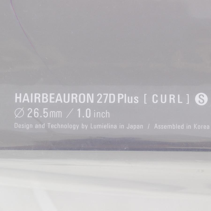 ボーナスストア+5％【新品未開封】ヘアビューロン 27D Plus カール S 