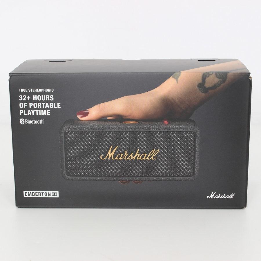 新品未使用 B品 人気 箱潰れ マーシャル MARSHALL EMBERTON BLACK
