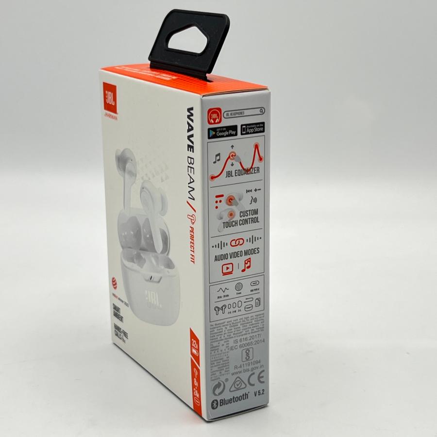 ボーナスストア+5％【新品未開封】JBL WAVE BEAM JBLWBEAMWHT ホワイト 