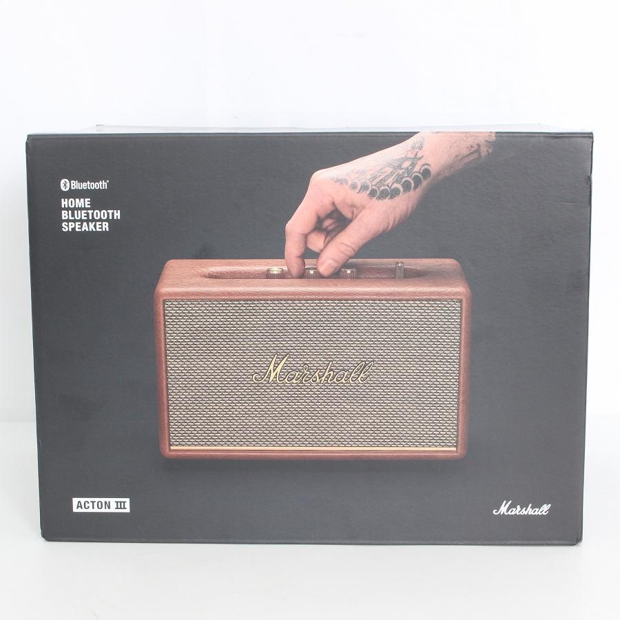 ボーナスストア+5％【新品未開封】Marshall Acton III ブラウン