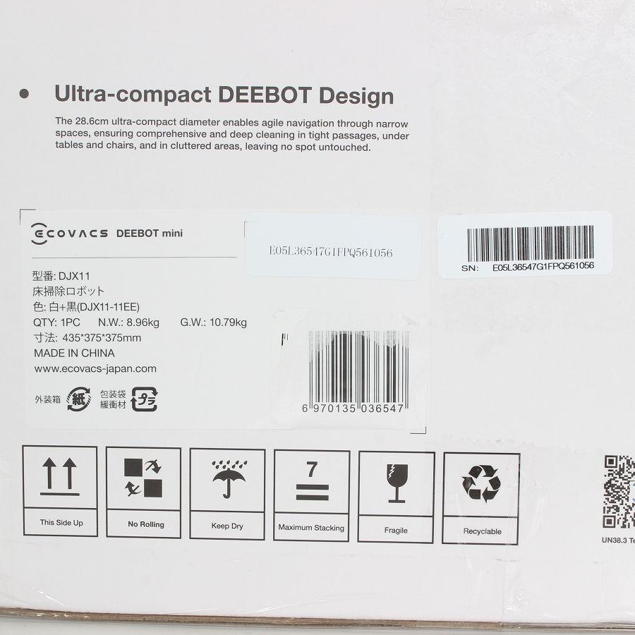 ボーナスストア+5％【新品未開封】ECOVACS DEEBOT mini DJX11-11EE
