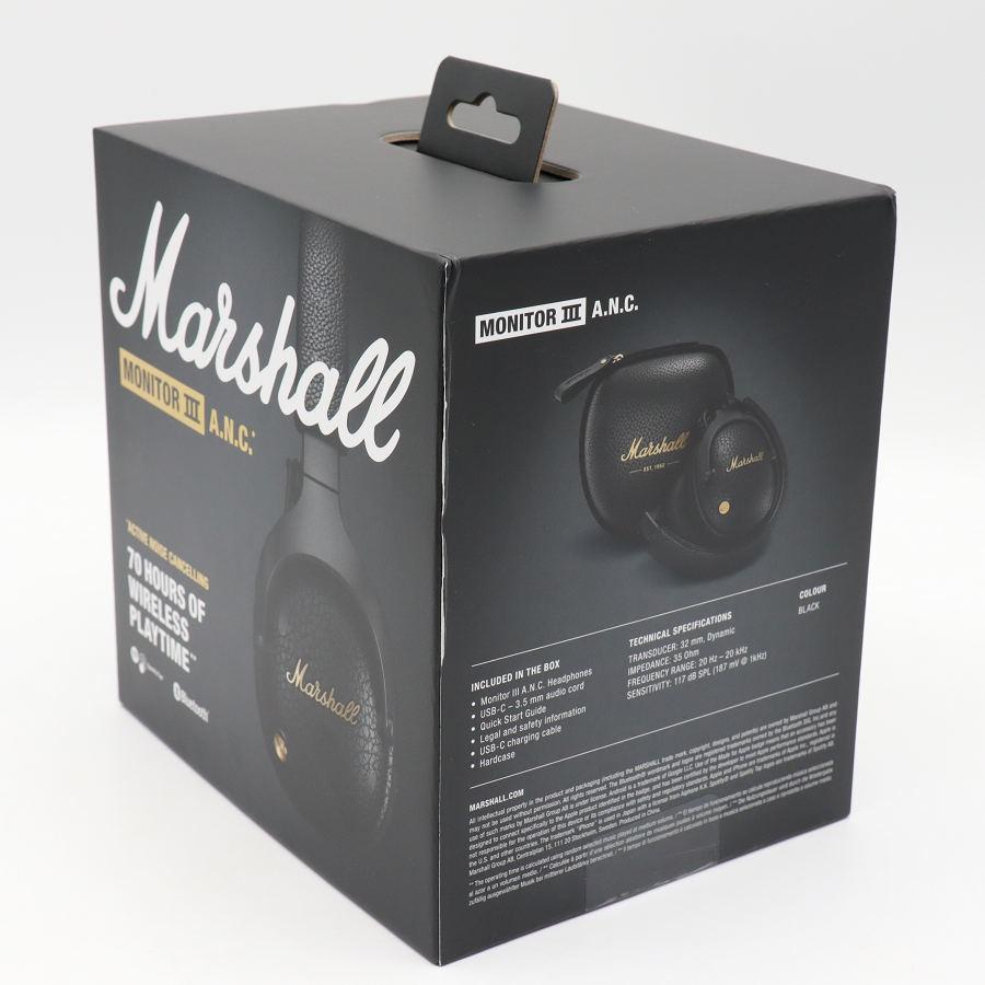 ボーナスストア+5％【新品未開封】Marshall MONITOR III A.N.C.