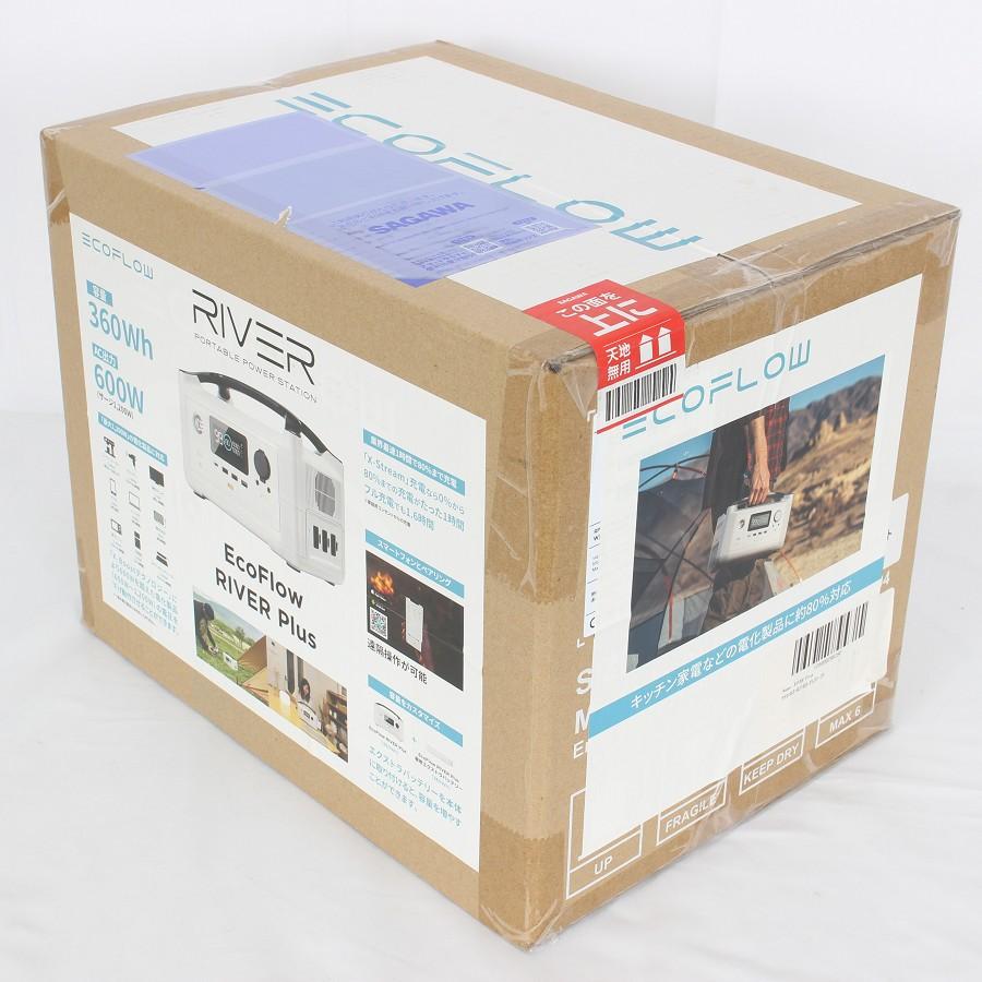 ボーナスストア+5％【新品未開封】EcoFlow RIVER Plus ホワイト RIVER 