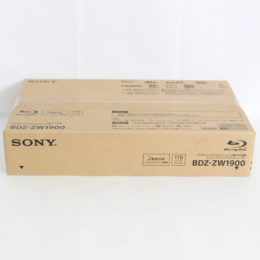 ボーナスストア+5％【新品未開封】SONY BDZ-ZW1900 ブルーレイ