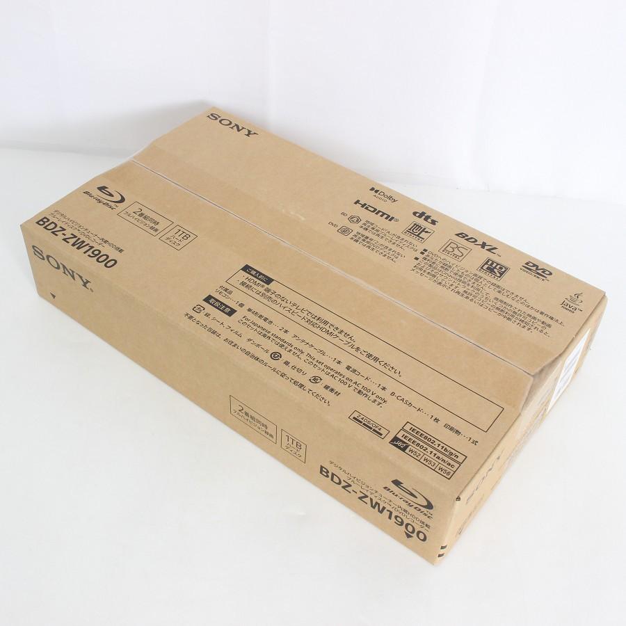 SONY ブルーレイレコーダー 1TB ボーナスストア+5％【新品未開封】SONY BDZ-ZW1900 ブルーレイ