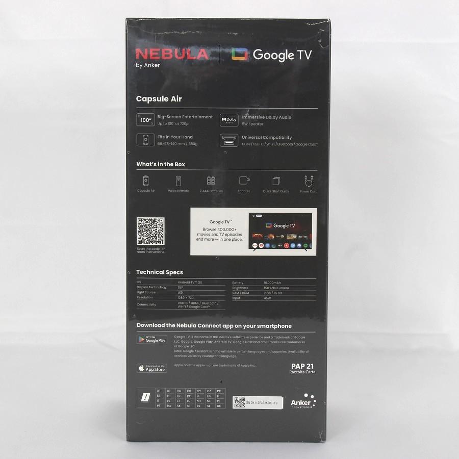 ボーナスストア+5％【新品未開封】Anker Nebula Capsule Air D4112521