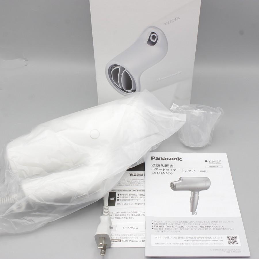 ボーナスストア+5％【新品】パナソニック ナノケア EH-NA0G-W ヘア 