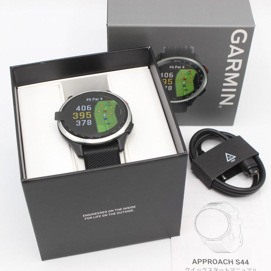 ボーナスストア+5％【新品】GARMIN Approach S44 Black 010-03009-20 ゴルフナビ スマートウォッチ ガーミン アプローチ 本体 | 