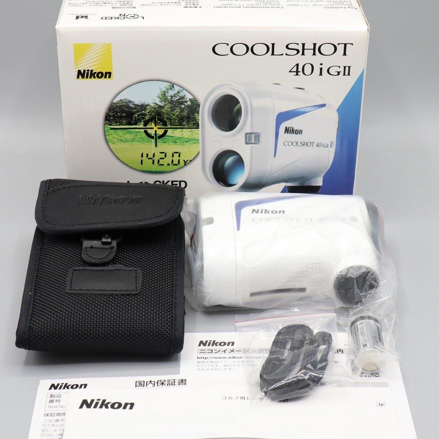 ボーナスストア+5％【新品】NIKON COOLSHOT 40i GII ゴルフ用レーザー